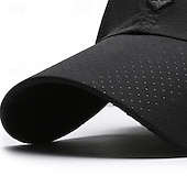 preiswerte Baseballkappe für Herren-Herren Cap Basecap Sonnenhut Kappe Schwarz Weiß Polyester Modisch Brautkleider schlicht Strasse Täglich Glatt Einstellbar Sonnenschutz Atmungsaktiv