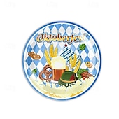 cheap Party Supplies-100 Count Paper Plates 7 inche OR 9 inche Dinner Paper Plates Dessert Paper Plates Ideal for oktoberfest oktoberfest theme Dinner and Dessert Plates