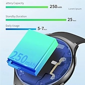 Χαμηλού Κόστους Smartwatch-696 i102 Έξυπνο Ρολόι Φυσικής Κατάστασης Tracker ECG PPG Bluetooth Υπενθύμιση Κλήσεων Android iOS IP67 40mm 1.43