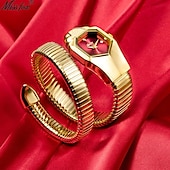 economico Orologi al quarzo-Missfox orologio al quarzo da donna, moda creativa, orologio da polso casual, decorazione impermeabile, orologio in acciaio inossidabile