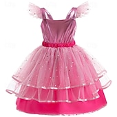 billige Jentekostymer-Prinsesse Kjoler Kostume Cosplay for Jente Barne Karneval Fest Ytelse