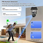 olcso Beltéri IP hálózati kamerák-dupla lencsés 4g kamera napelemes pir emberi érzékelés éjjellátó vízálló biztonsági videó ip camara 8mp 4k akkumulátoros CCTV monitor