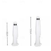 cheap Halloween Outdoor-Halloween Decorations Lighted Ghosts Outdoor Decoration Lights Yard Halloween Standing Ghost Lights Battery Operated Porch for Patio Spooky Atmosphere Decorations 1pc
