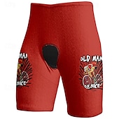 billige Shorts, tights og bukser for menn-Herre Sykkelshorts Sykkel Shorts Slank Fasong sport Grafisk Pustende Hurtigtørkende Høy Elastisitet Bekvem Gul Rosa Klær Sykkelklær