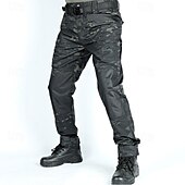 preiswerte Cargohosen-Herren Cargohosen Wanderhose Wanderhosen Taktische Hosen Militär camuflaje Außen Regular Fit Wasserdicht Schnelltrocknend Hosen / Regenhose Tarnung Grau Jagd Klettern Camping / Wandern