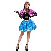 levne Dámské Kostýmy-Princeznovské Annabelle Šaty Cosplay kostým Dospělé Sexy kostým Výkon Párty Karneval Plesová maškaráda Jednoduchý karnevalový kostým