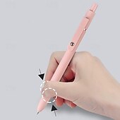 cheap Pens &amp; Pencils-Premium Retractable Color Gel Pens Quick Dry Ink Fine Point 0.5mm Smooth Writing School Office Supplies 5pcs