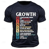 abordables T-shirt graphique pour hommes-Homme Lettre Drôle T-shirt 100% Coton Manche Courte Graphique Chemise Noir Gris foncé Vert Véronèse T-shirt confortable Rue Sport en Plein Air Vêtements de créateurs de mode