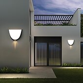 economico applique da esterno-Lampadari Da Parete Per Esterni A Led Bianco Caldo/Bianco Moderni Lampadari A Parete Lampadari Da Parete Per Esterni Moderni Lampadari Per Esterni Impermeabile Antiruggine Per Portico Giardino