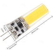 お買い得  LEDバイピンライト-6個 g4 バイピン LED COB 2508 シリコンライト 3W AC12V/DC12-24V 景観照明