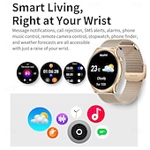 preiswerte Intelligente Armbänder-696 i101 Smartwatch 1.43 Zoll Smart-Armband Bluetooth Anruferinnerung Schlaf-Tracker Herzschlagmonitor Kompatibel mit Android iOS Damen Freisprechanlage Nachrichterinnerung IP 67 45mm Uhrengehäuse