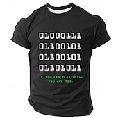 billige Morsomme T-skjorter for menn-Herre Morsom T skjorte Kortermet T skjorte 3D-utskrift Crew-hals Skjorte Årgang Kul Fest Ferie Svart Hvit Blå Sommer Vår Klær S M L XL XXL XXXL