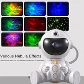 baratos luzes do projetor de galáxia estrela-astronauta projetor galáxia nebulosa teto galáxia luz projetor projetor estrela com 8 modos nebulosa 360 luz noturna estrela ajustável para crianças adultos decoração de sala de festa remoto