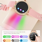 abordables Pulseras inteligentes-696 CF33 Reloj inteligente 1.27 pulgada Pulsera inteligente Bluetooth Podómetro Recordatorio de Llamadas Seguimiento del Sueño Compatible con Android iOS Mujer Llamadas con Manos Libres Recordatorio