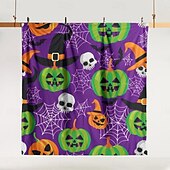 economico Set copripiumino-set copripiumino collezione halloween set 3 pezzi jack o lantern zucca super morbido delicato sulla pelle di lunga durata