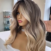 voordelige Pruiken van echt haar, met kanten voorzijde-Remy mensenhaar 13x6 sluiting 4x13 Sluiting 4x4 Sluiting Pruik Zijdeel Middelste stuk Gratis deel Braziliaans haar Body Golf Golvend Bruin Blond Meerkleurig Pruik 130% 150% 180% Haardichtheid met