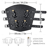 levne brnění-Retro Středověké Renesanční Náramek Pásek na ruku Ranger Shieldmaiden Lukostřelba Pánské Dámské Viking předvečer Všech svatých Karneval Plesová maškaráda LARP Dospělé Kolluk Celý rok
