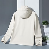 voordelige Fleece &amp; 3-in-1 Jassen-Voor heren Softshell jas Wandeljack Regenjack Buitenshuis Winddicht Lichtgewicht Waterbestendig Windjack Reizen Zwart Wit Geel Leger Groen