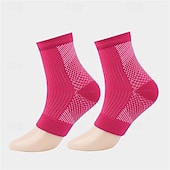 abordables Calcetines de running-Mangas de compresión de la pierna 1 Par Básico Mujer Calcetines de tubo Transpirable Reductor del Sudor Cómodo Entrenamiento de gimnasio Baloncesto Corriendo Correr Ciclismo Deportes Color sólido