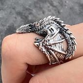 economico Accessori e altro-Retrò Vintage Punk &amp; Gotico Medievale Anelli Fiera del Ren Vichingo Regolabile Per uomo Per donna Costumi da pirata Mascherata Evento / Festa Adulti Anello