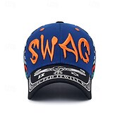 ieftine Şapcă de baseball pentru bărbaţi-Bărbați Șapcă de baseball Palarie de soare Căciulă de camioner Negru Bleumarin 100% bumbac Brodat Imprimeu Modă Casual Stradă Zilnic Scrisă Ajustabile Cremă Cu Protecție Solară Respirabil