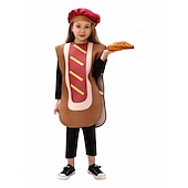 economico Costumi per bambini-buongustaio Vestiti Carnevale Costume cosplay Costumi della famiglia del gruppo di Halloween Per bambini Da ragazzo Da ragazza Costume divertente Prestazioni Carnevale Mascherata Costume di Carnevale