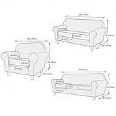 baratos Cobertura de Sofa-capa completa de veludo para sofá capa de sofá pelúcia e extensível tecido macio e durável com tudo incluído - fácil de instalar limpo - perfeito para proteger e melhorar seu sofá