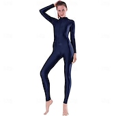 olcso Matt-Zentai öltöny Szerepjáték Jelmezek Bőrruházat Nindzsa Farsangi jelmez Overall Királyok napja Női Akrobatatrikó Szexi jelmez Tömör szín Spandex Lycra Ruha mert Mindszentek napja Farsang Álarcos