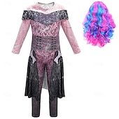 levne Dívčí kostýmy-Potomci Audrey Úbory Cosplay Paruky Maškarní Filmové kostýmy for Dámské Dívčí Dospělí Děti Karneval Plesová maškaráda Večírek