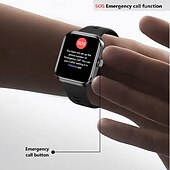 preiswerte Smartwatch-696 NX22 Smartwatch 1.78 Zoll Smartwatch Fitnessuhr Bluetooth Schrittzähler Anruferinnerung Schlaf-Tracker Kompatibel mit Android iOS Damen Herren GPS Freisprechanlage Nachrichterinnerung IP 67 46mm
