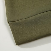 economico felpe con cappuccio da uomo di base-Per uomo Felpa con cappuccio a zip intera Felpa con cappuccio e zip Bianco Rosso Blu Cachi Con Cappuccio Blocco di colori Con zip Patchwork Sport &amp; Outdoor Quotidiano Ferie Poliestere Streetwear