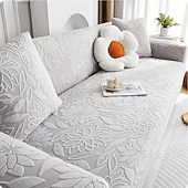 billiga Sofföverdrag-jacquard sammet elastiskt sofföverdrag all-inclusive universalöverdrag fyra säsonger universal ny 2024 anti-katt repor dammsäker sofföverdrag