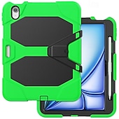 billige iPad-etui-Tablett Etuier Covere Til Apple iPad Air 11&quot; (2024) iPad Pro 11&quot; (2024) Bærbar Blyantholder Armour Defender Rugged Protective Rustning PC Silikon