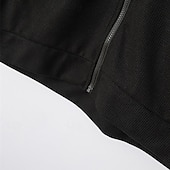 preiswerte Lässige Jacken-Herren Leichte Jacke Waffeljacke Sommerjacke Hemdjacke Urlaub Täglich Weich Tasche Frühling &amp; Herbst Einfach Mode Klassisch Revers Regulär Waffelstoff Schwarz Weiß Blau Khaki Grau Jacken
