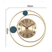 baratos Decoração de Parede-Relógio de parede moda decoração moderna personalidade criativa para decoração de quarto e escritório 42*42cm