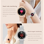 abordables Pulseras inteligentes-696 CF37 Reloj inteligente 1.27 pulgada Pulsera inteligente Bluetooth Podómetro Recordatorio de Llamadas Seguimiento del Sueño Compatible con Android iOS Mujer Hombre Llamadas con Manos Libres