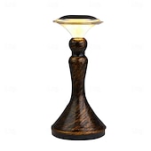 cheap Table Lamps-LED Desk Light Touch Controlled Reading Light Bar Metal Table Lamp Portable Battery Table Retro Night Light LED Restaurant Bedroom Bedside Restaurant USB Charging Light 1PC
