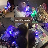 preiswerte Deko-10 stücke led-licht finger licht licht ring laser licht bungee dance hand lampe sashimi lampe konzert atmosphäre requisiten