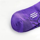 זול גרבי גברים-בגדי ריקוד גברים 3 זוגות רב חבילות גרביים גרביים לריצה גרביים ליומיום שחור לבן צבע קולור בלוק ספורט וחוץ יומי חופשה בסיסי בינוני אביב סתיו אופנתי יום יומי