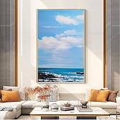 preiswerte Landschaftsgemälde-großes abstraktes Segelboot-Ölgemälde handgefertigte Leinwand Wandkunst nautische Meereslandschaft Ölgemälde auf Leinwand moderne Meereslandschaft Ölgemälde Wandkunst Gemälde für Wohnzimmer