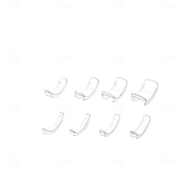 baratos Utensílios para o Lar-Kit de redimensionamento de anel de 8 peças - conjunto de dimensionador de anel ajustável com cor transparente - cabe em bandas de 1-10 mm - material tpu confortável para homens  &amp; mulheres