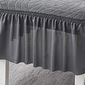 baratos Capa de cadeira-conjunto de capas de cadeira ajustáveis resistentes à água sala de jantar elástica jacquard elastano capa de assento removível capa de cadeiras de encosto alto