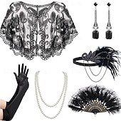 levne Šály a šátky-20. léta 20. století Velký Gatsby Úbory Bubenová čelenka Velký Gatsby Svatební host Bez límce Dámské předvečer Všech svatých Karneval Plesová maškaráda Párty Plesová maškaráda Svatební hostina Dospělé