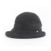 economico Cappelli per feste-cappelli cappello a secchiello in cotone cappello floscio cappello da sole casual vacanza semplice classico con copricapo con giunture di colore puro