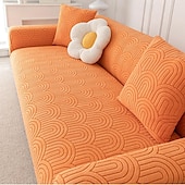 economico Copridivano-fodera per divano elastica in velluto jacquard copertura universale all-inclusive quattro stagioni pigro cuscino per divano anti-graffio in un unico pezzo estensibile durevole facile da installare e
