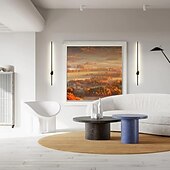 billiga Vägglampor för inomhusbelysning-led inomhusvägglampor 3-färgs ljuskälla 97cm 1st/2st 8w ip20 lång list modern nordisk rotationsvägglampa med linjärt rör för sovrumstrappa hall bakgrundsbelysning 110-240v