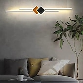 お買い得  室内ウォールライト-LED 屋内壁掛けライト 温白色 90cm 北欧 クラシック ロングストリップ リニアバー LED 壁取り付け用燭台 ライト ミニマリズム ブラック オレンジ ホワイト 照明器具 浴室 化粧台 壁掛け 寝室 廊下用 110-240V