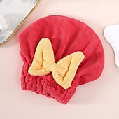 levne Koupelnové pomůcky-super savý zábal ručníkem na mokré vlasy - rychleschnoucí, proti krepatění, měkký korálový samet, snižuje poškození fénem, vhodný pro všechny typy vlasů, víceúčelové použití