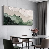 billiga Landskapsmålningar-beige brun 3d målning handgjord brun wabi sabi konstverk oljemålning handmålad texturerad oljemålning beige oljemålning brun abstrakt canvas konst modern horisontell dekor konst