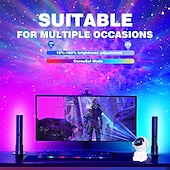 economico luci del proiettore della galassia stella-Telecomando Cambio di modalità Natale Capodanno USB 1 pc